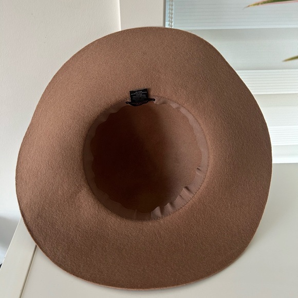 Tan Floppy Hat - Wool - O/S - Picture 2 of 3